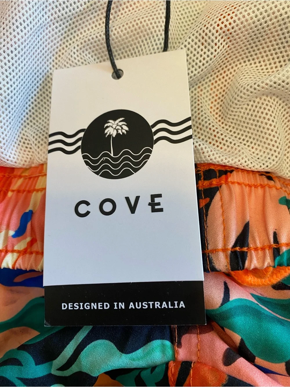 Cove Tropical Print Swim Shorts – Men’s Large – NWT